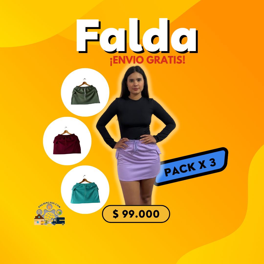 Falda Casual y Deportiva