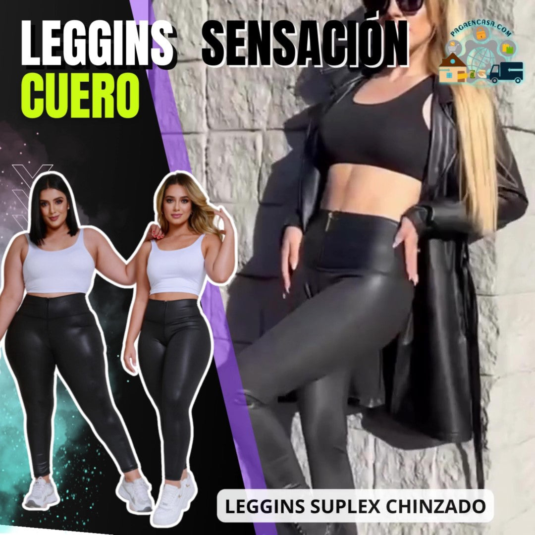 Leggins Sensación Cuero